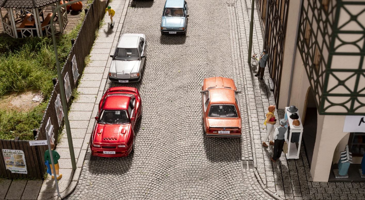 Noch 60342 Struktur-Bürgersteig Kopfsteinpflaster 1:87 Spur H0