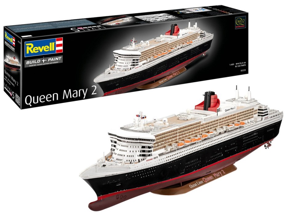 Revell 05223 Queen Mary 2 1:400 Modellbausatz NEU OVP Schiff