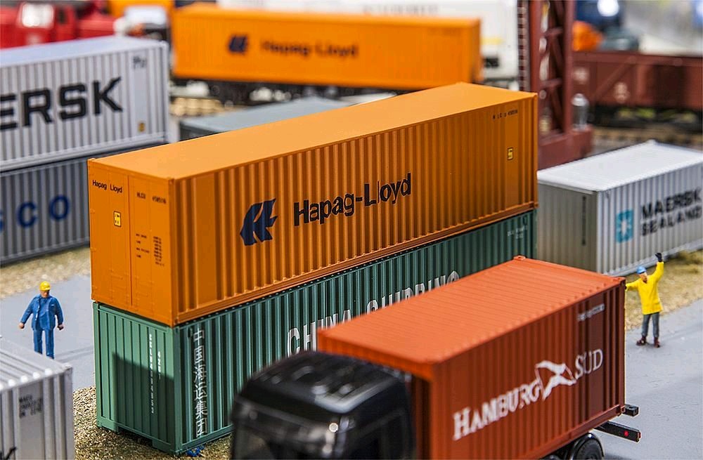 Faller 180841 40' Hi-Cube Container Hapag Lloyd 1:87 Spur H0 Neu OVP