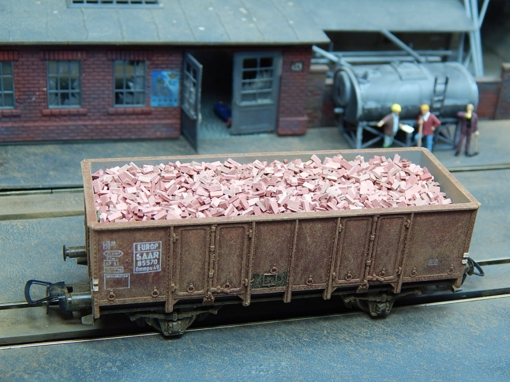 Juweela 28034 Ziegel (NF) ziegelrot Mix, 12000x (Miniatur)