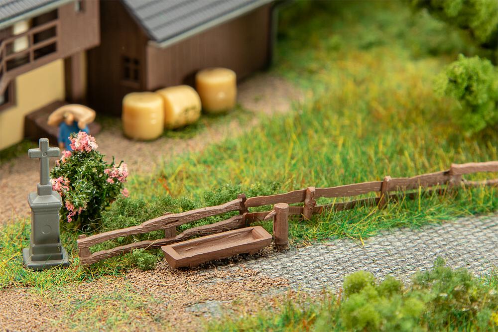 Faller 272924 2 Brunnen mit Weidezaun 1:160 Spur N Neu OVP