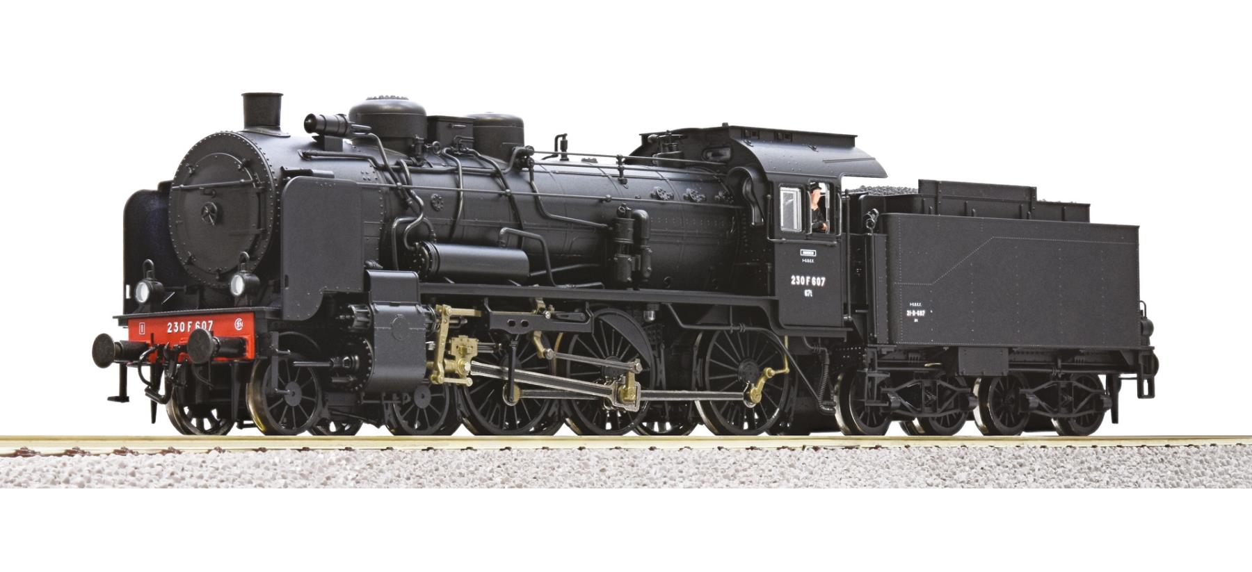 Roco 71385 Dampflokomotive 230 F 607 SNCF 1:87 Spur H0 DC