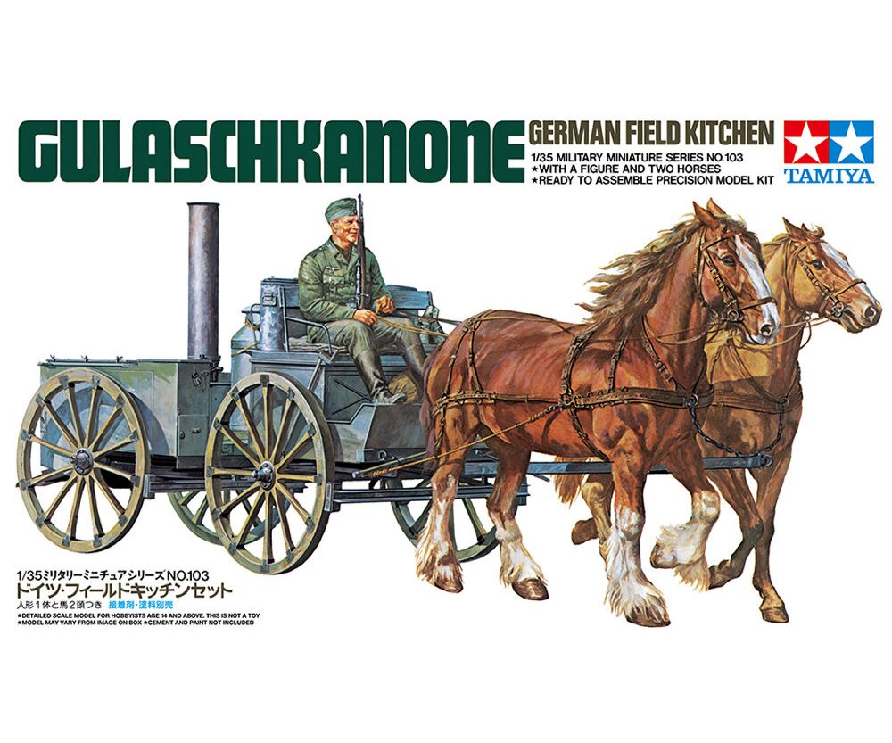 Tamiya 35103 1:35 Dt. Feldküche Gulaschkanone (1)