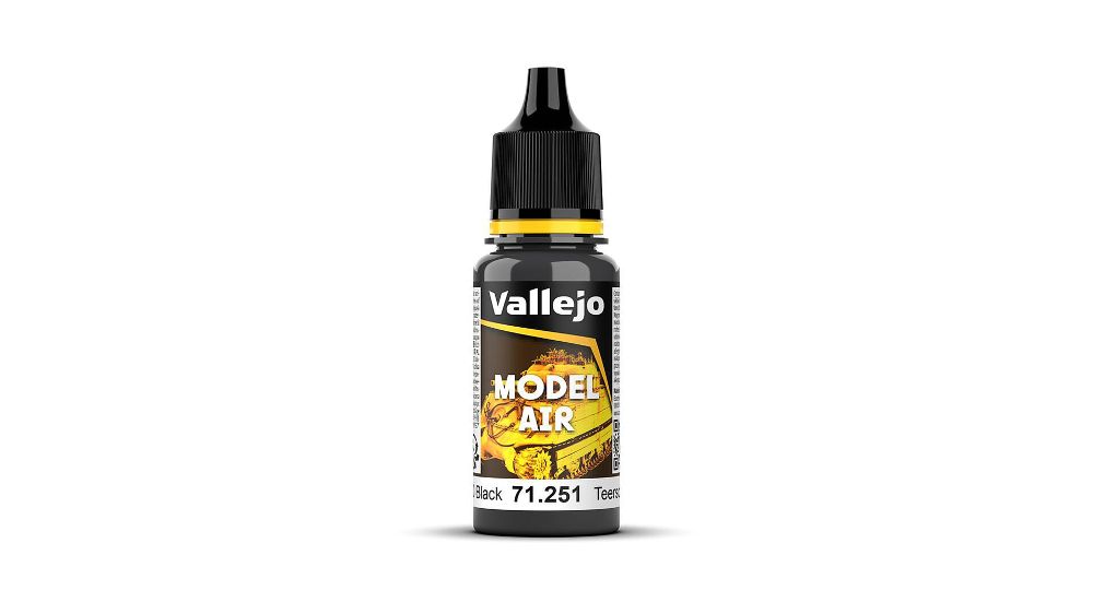 Vallejo 71251 NATO Schwarz, 18 ml Model Air NEU