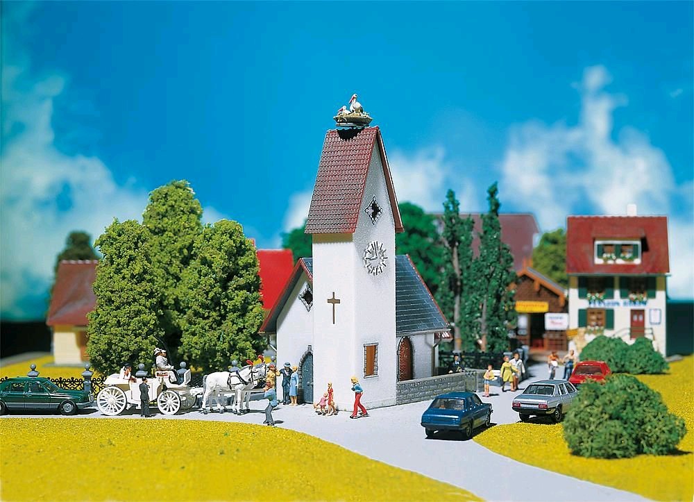 Faller 130236 Dorfkirche 1:87 Spur H0 Bausatz Neu OVP