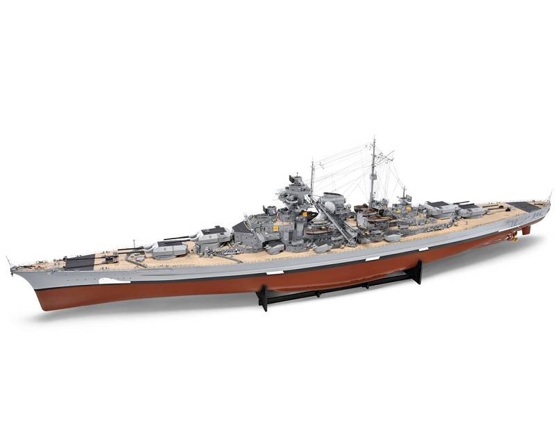 Amati 25076 Schlachtschiff Bismarck 1:200 Bausatz Neu OVP