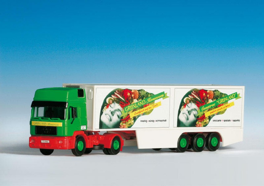 Kibri 14632 MAN mit DOLL Kühlkoffer H0 - 1:87