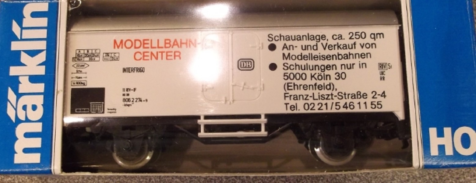Märklin 4415-CENTER Kühlwagen Modellbahncenter