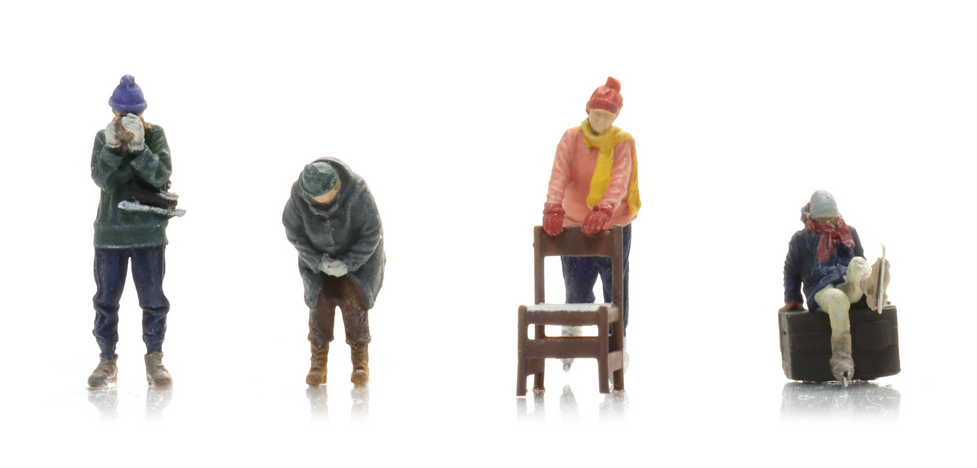 Artitec 5870130 Eislaufen für Anfänger 1:87 Spur H0 NEU OVP Figuren
