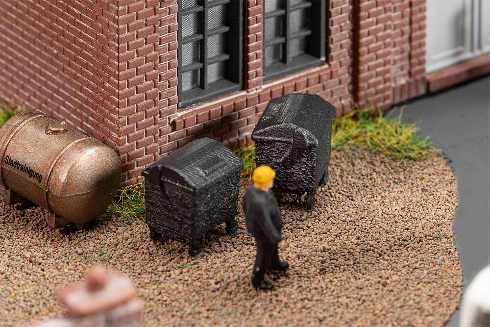 Faller 272919 Mülltonnen-Set 1:160 Spur N Bausatz Neu OVP