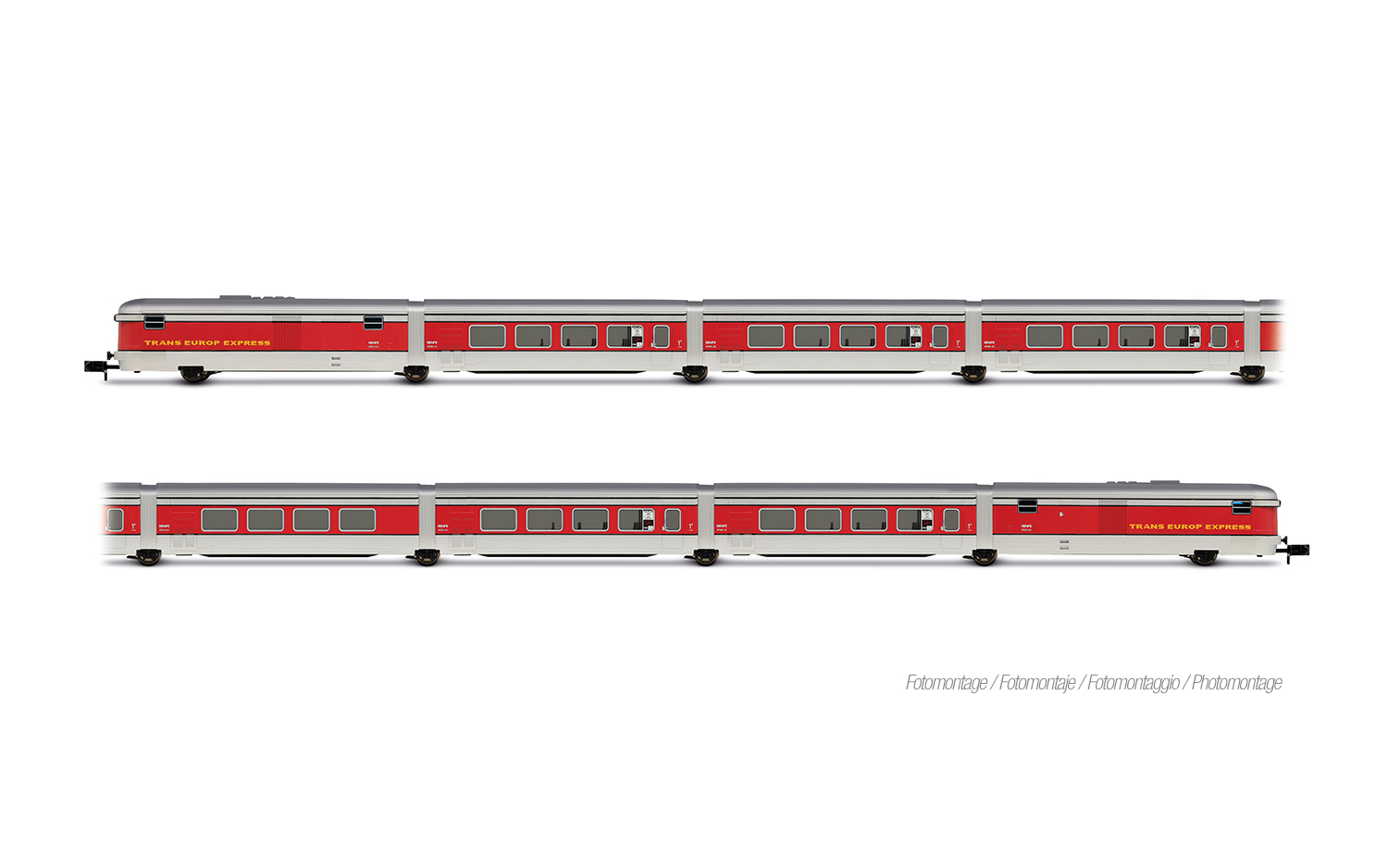 Arnold HN4510 RENFE, 8-tlg. Grundset Talgo III RD TEE „Catalan Talgo”, in