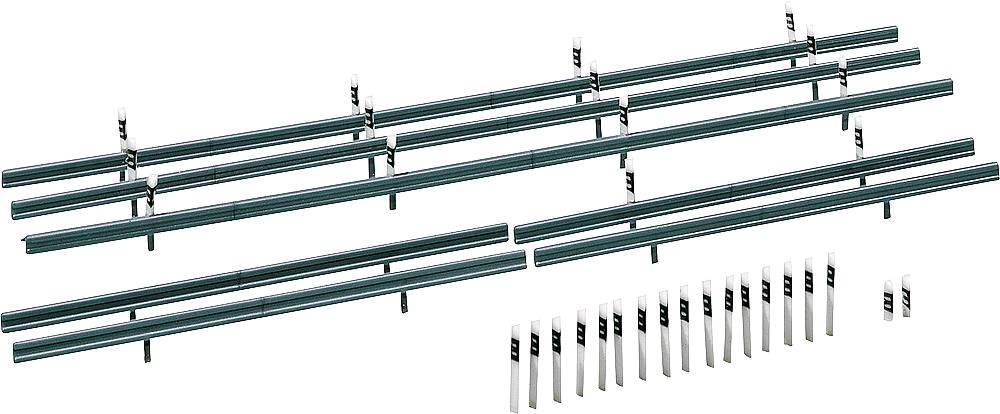 Faller 180535 Leitplanken, 32 Begrenzungspfähle, 1600 mm 1:87 Spur H0 Neu