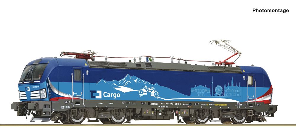 Roco 7520113 Elektrolokomotive 393 002-1 CD Cargo 1:87 Spur H0