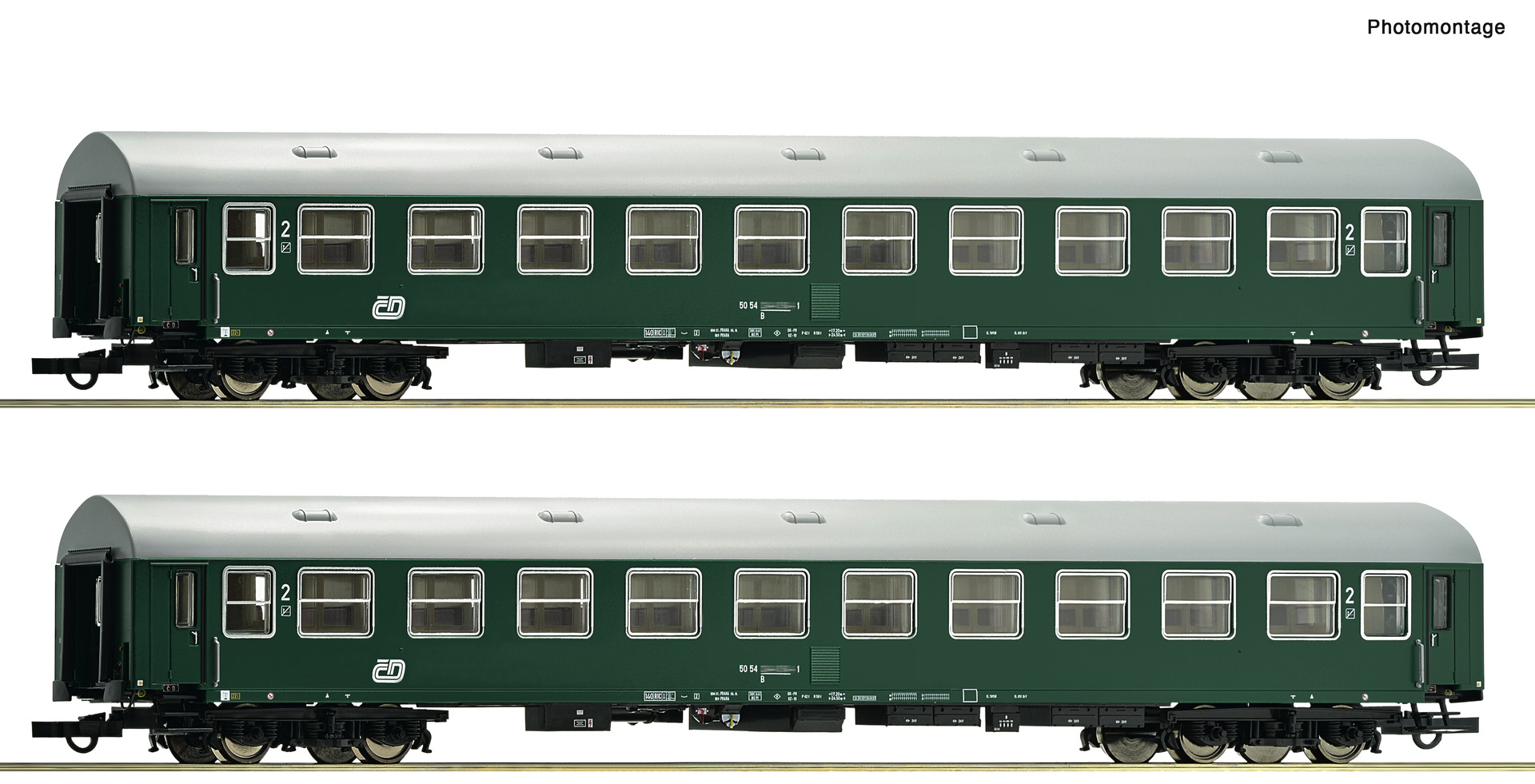 Roco 6200222 2-tlg. Set: Reisezugwagen 2. Klasse