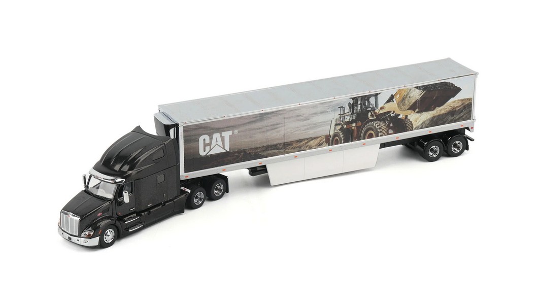 Diecast Masters 85768 Peterbilt 579 Ultra Loft Tractor w/ Cat Mural Trailer 1:50