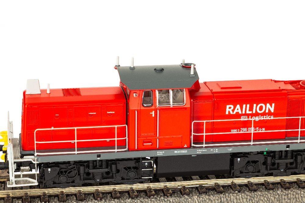 Piko 22045 Sound-Diesellok BR 296 Railion VI 1:87 Spur H0 DC NEU