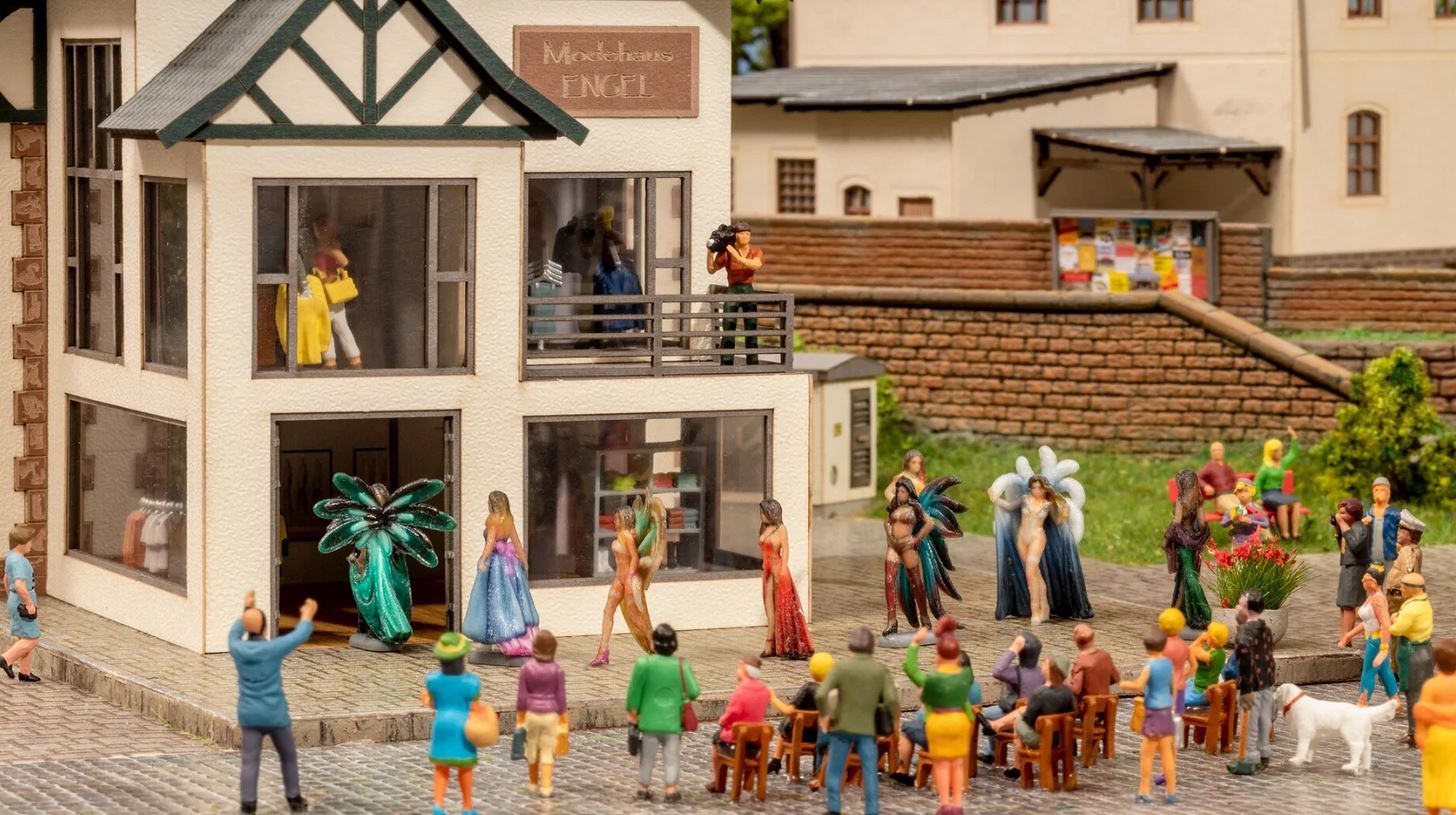 Noch 16241 Figuren-Themenwelt Modegeschäft 1:87 Spur H0 Neu