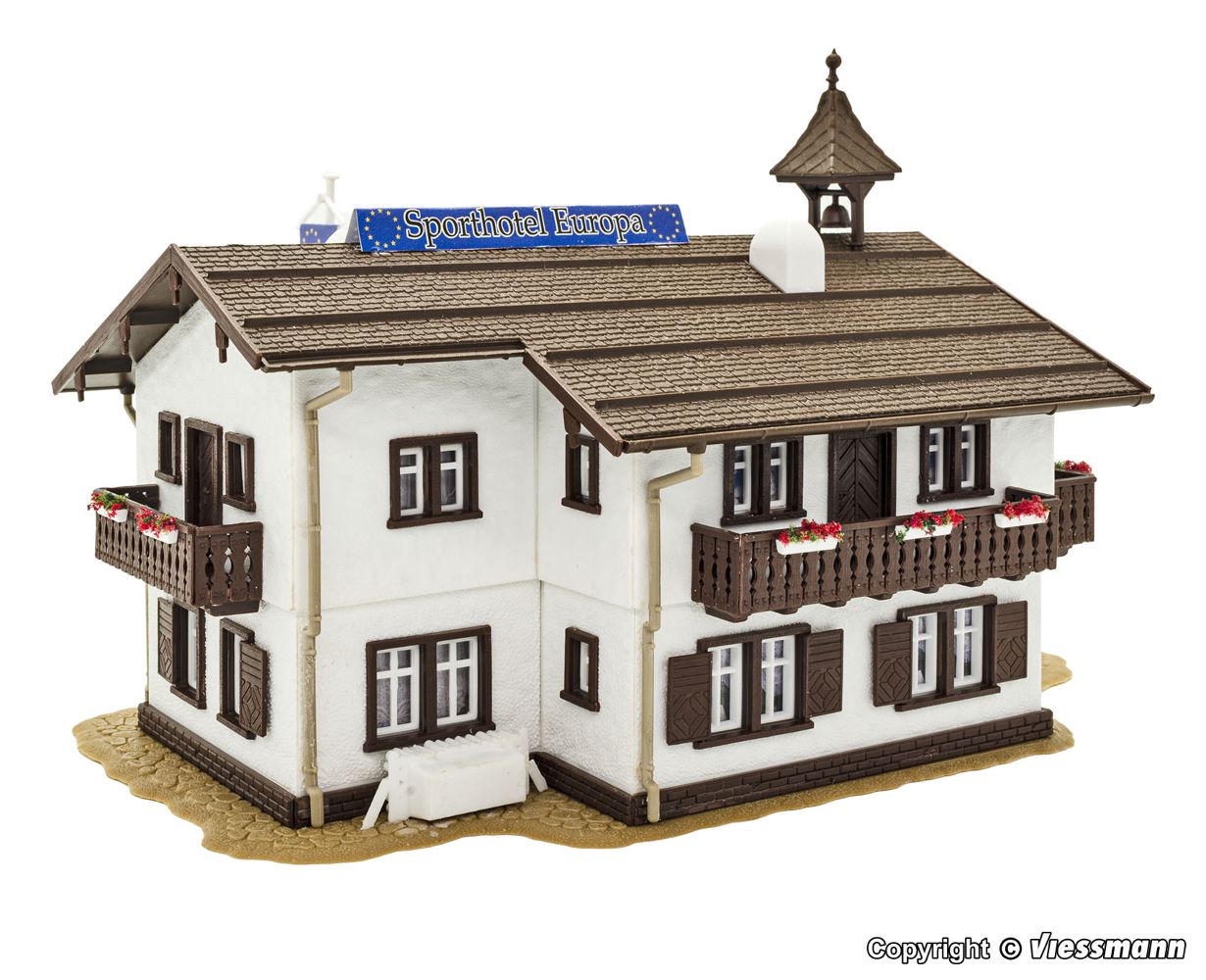 Vollmer 43808 Sport- und Wellnesshotel Europa 1:87 Spur H0 Neu