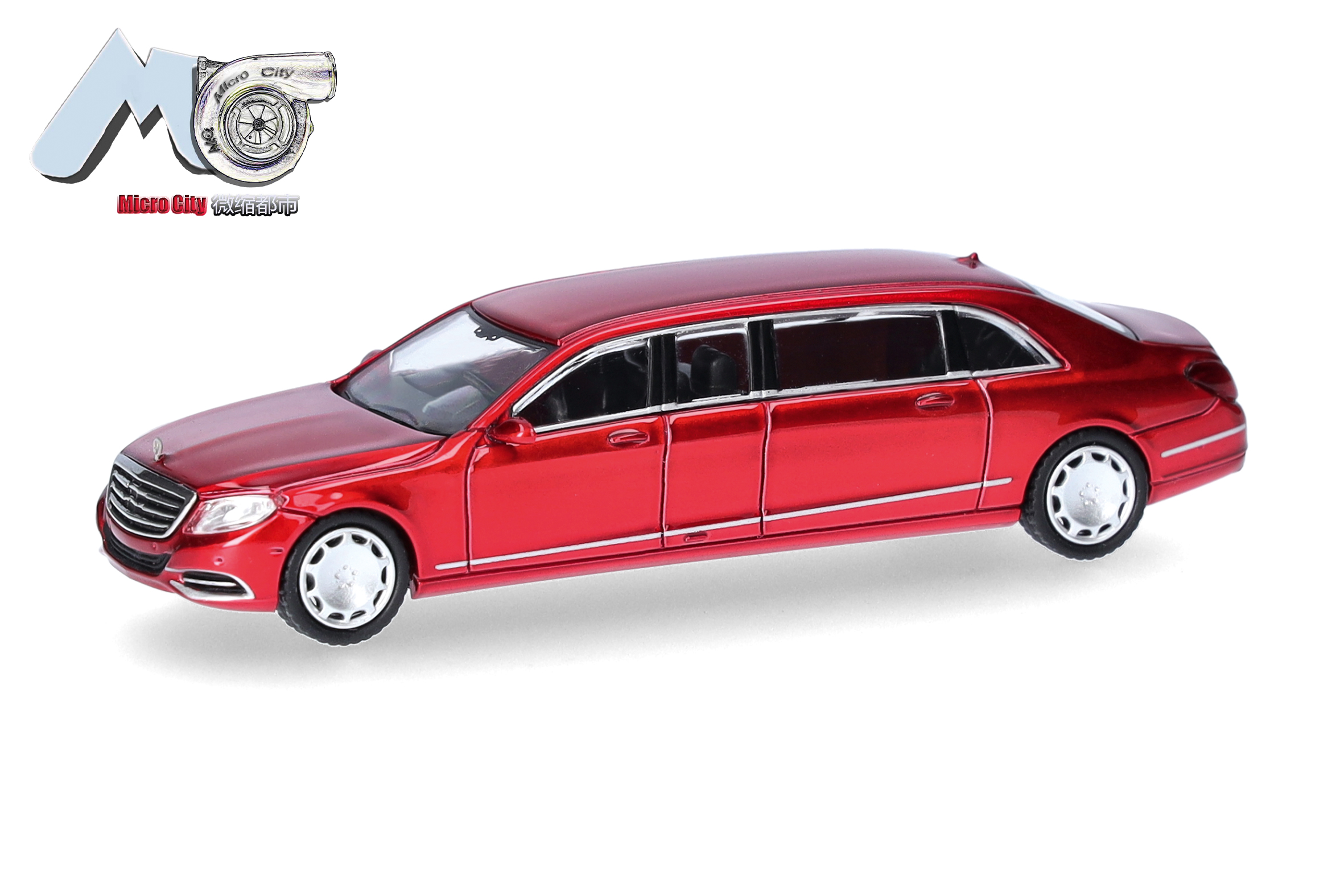 Herpa 87MC000136 MB S600 Pullmann W221 weinrot