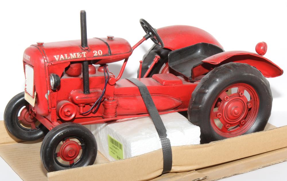 TinPlates/Minichamps Q621-1 Valmet 20 1955 rot Traktor Blechmodell 1:18