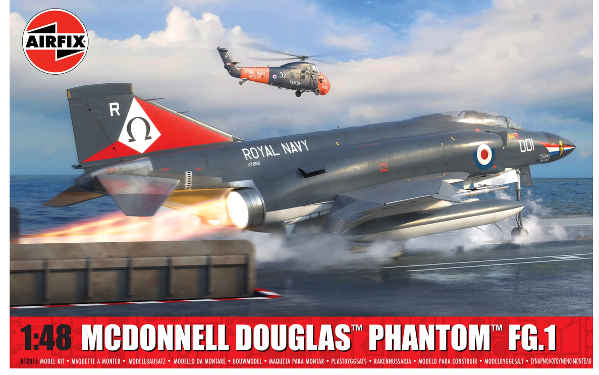 Airfix A12015 McDonnell Douglas Phantom FG.1 1:48 Bausatz NEU OVP