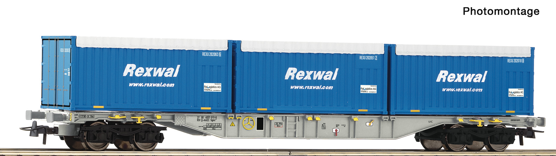 Roco 6600234 Containertragwagen