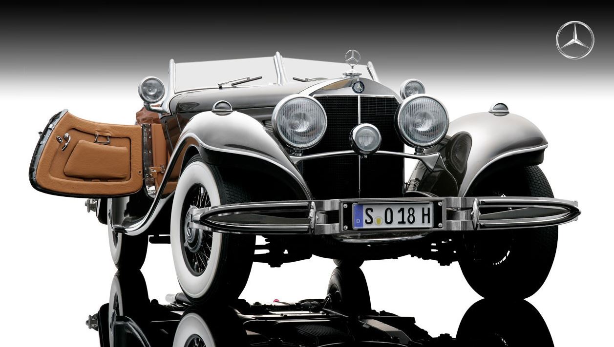 Bauer S018H Mercedes-Benz 500 K Spezial Roadster 1934 1:12 Neu