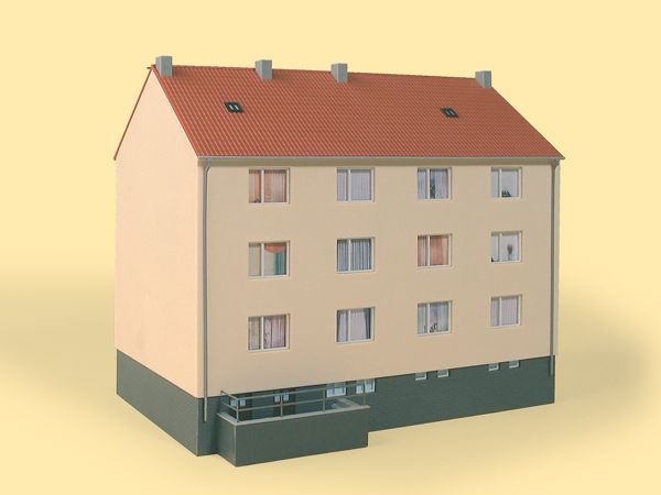 Auhagen 11402 Mehrfamilienhaus 1:87 Spur H0 Bausatz NEU OVP