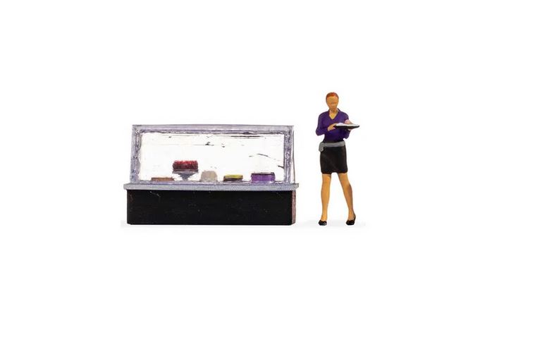 Noch 16510 Tiny-Scenes „Kuchentheke“ 1:87 Spur H0 Neu OVP Figur