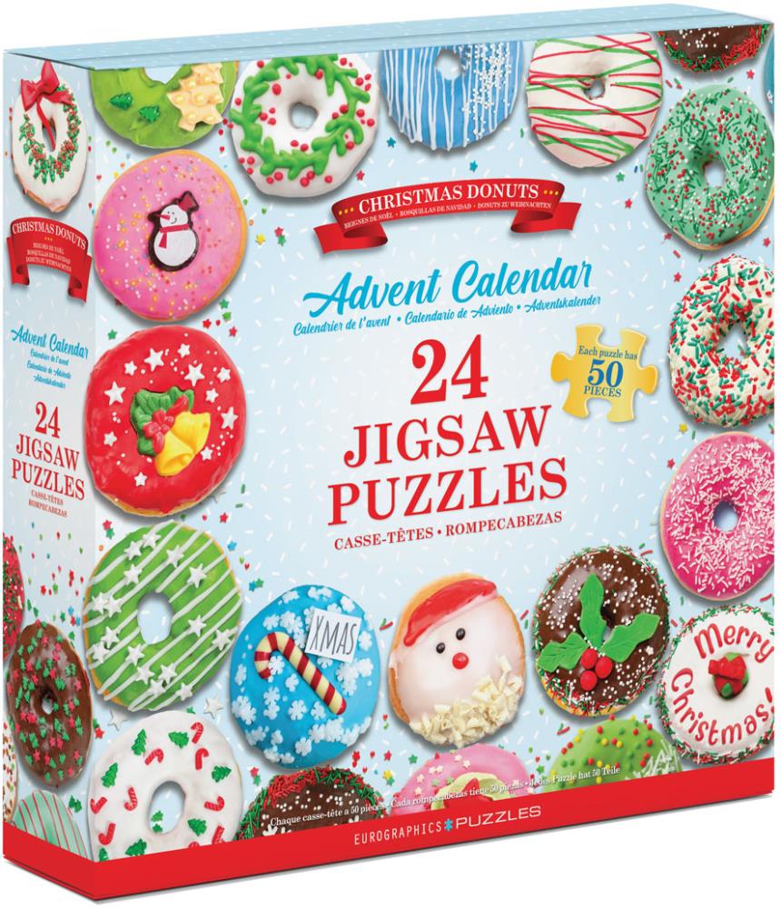 EUROGRAPHICS 9924-5806 Christmas Donuts 1200 Teile Puzzle Adventskalender
