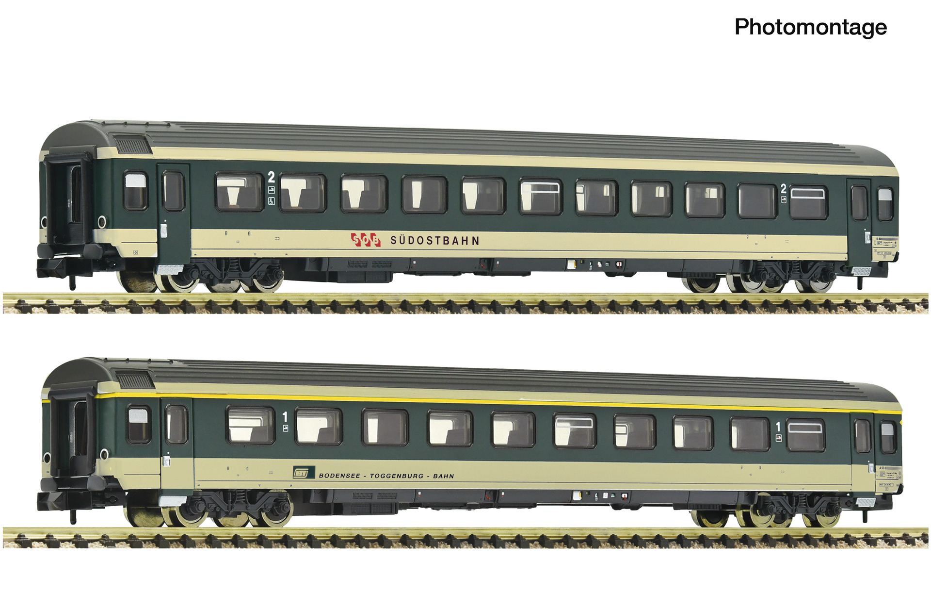 Fleischmann 6260096 2-tlg. Set 2: Reisezugwagen „Voralpen-Express“