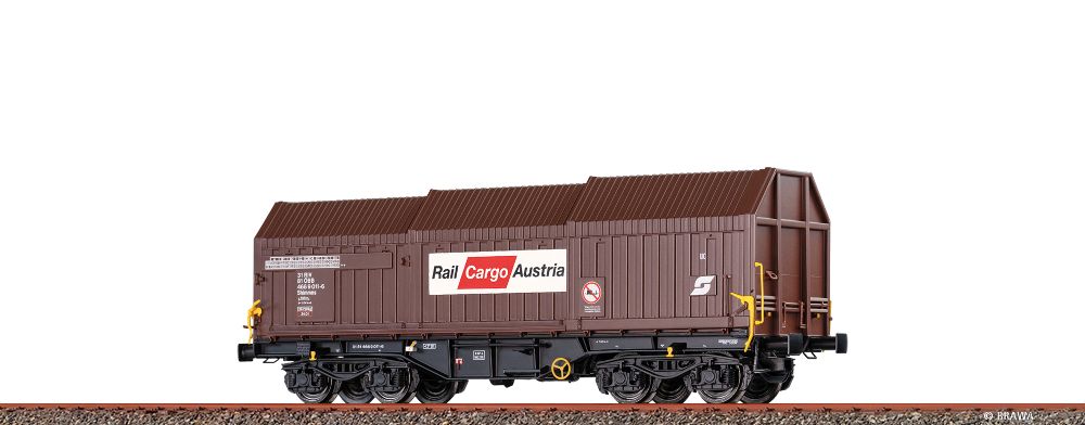 Brawa 51012 Teleskophaubenwagen Shimmns ÖBB 1:87 Spur H0 DC