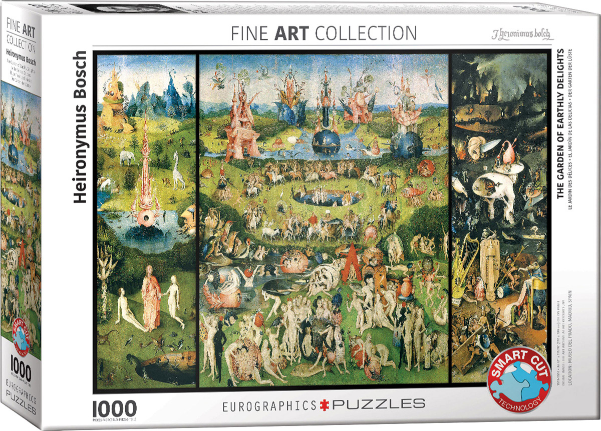 EUROGRAPHICS 6000-0830 Der Garten der Lüste von Hieronimus Bosch 1000 Teile