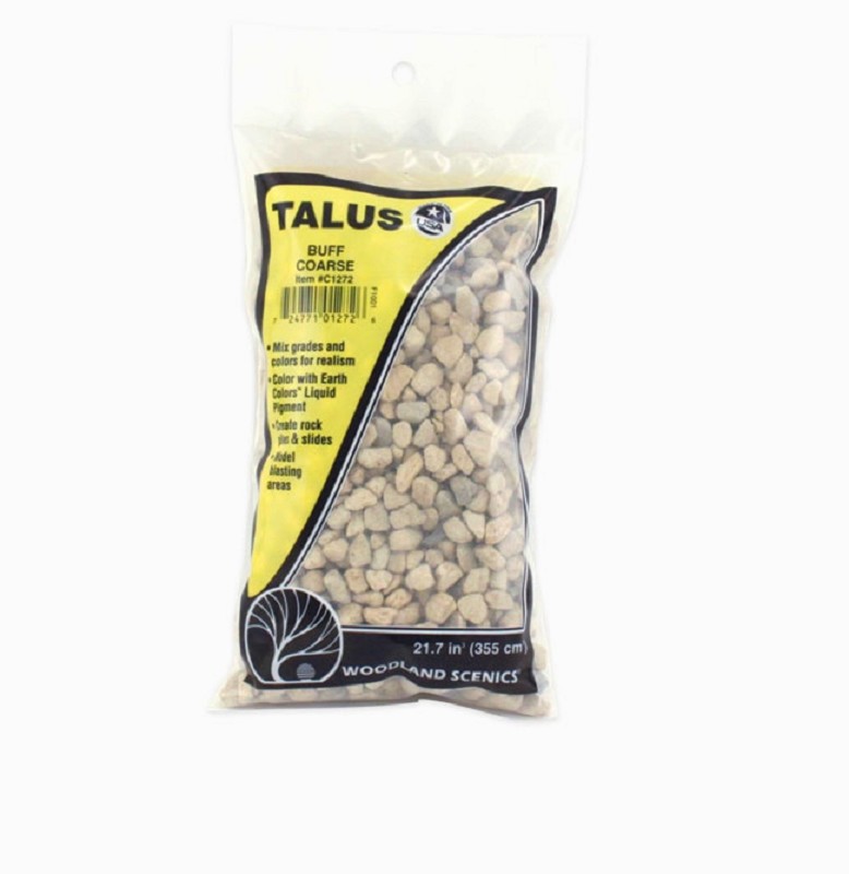 Woodland Scenics C1272 Felsschutt grob/Coarse Buff Talus - Neu - OVP