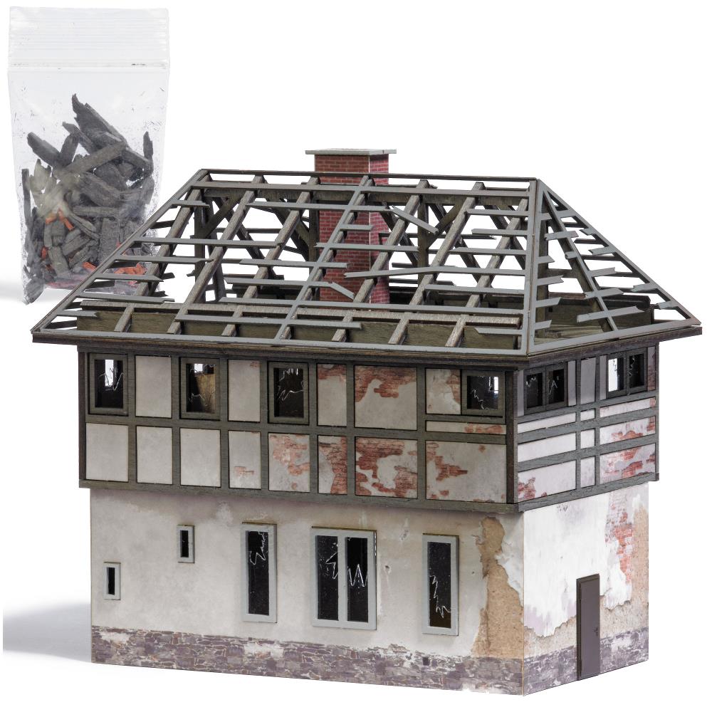 Busch 8783 Verwittertes Stellwerk 1:120 Spur TT Bausatz Neu OVP