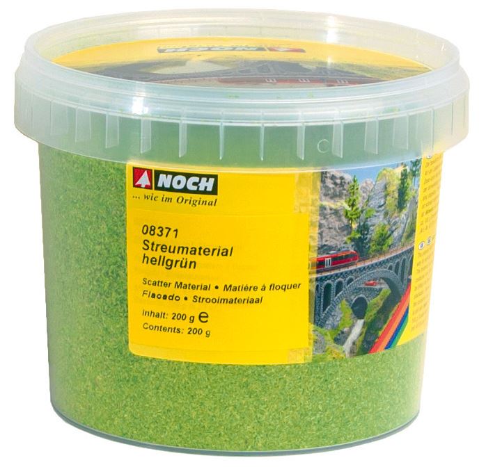 Noch 08371 Streumaterial - hellgrün, 200 g - Neu - OVP
