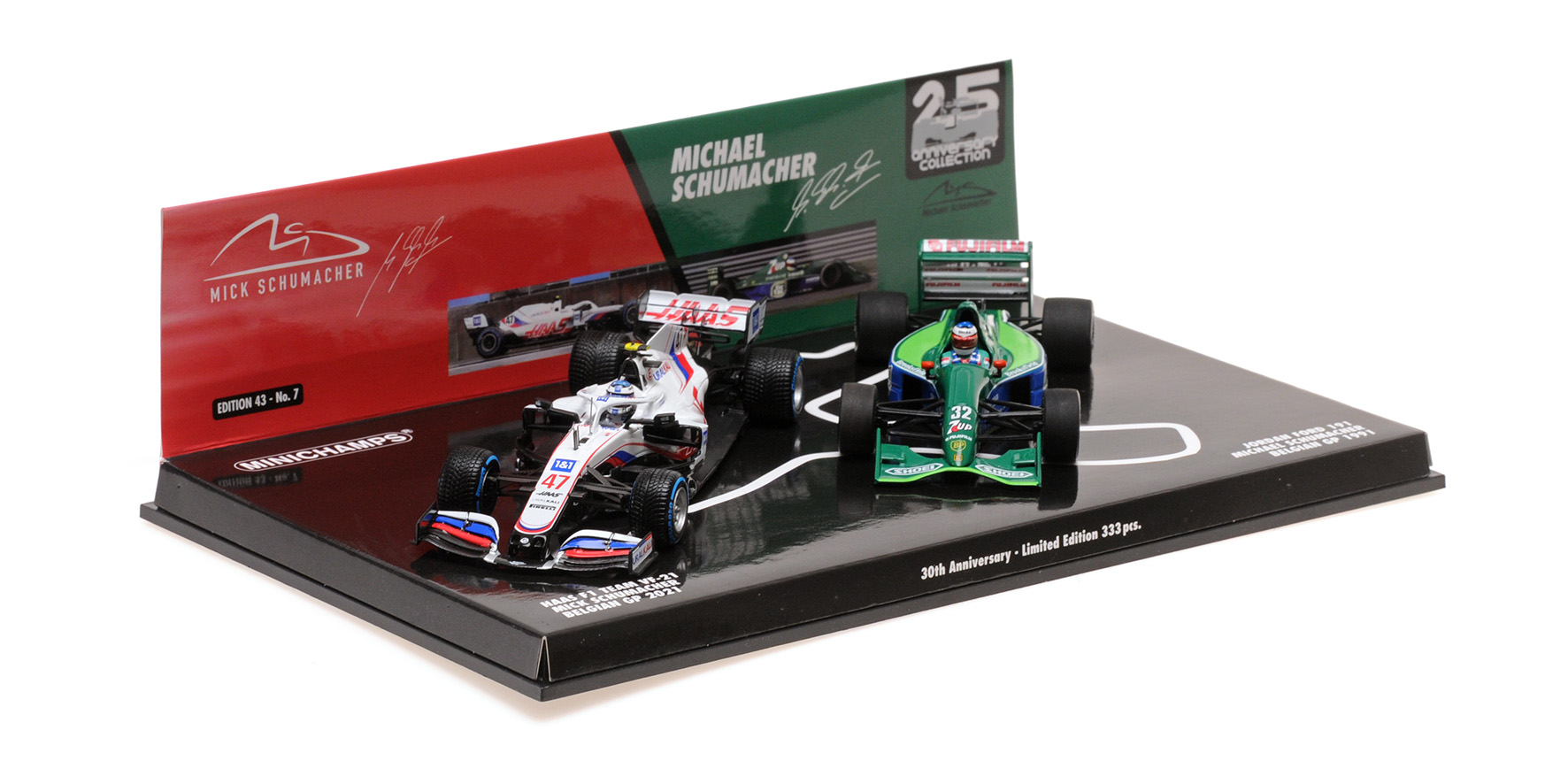 Minichamps 512213247 2-CAR SET 30TH ANNIVERSARY L.E. 333 pcs. 1:43 Neu