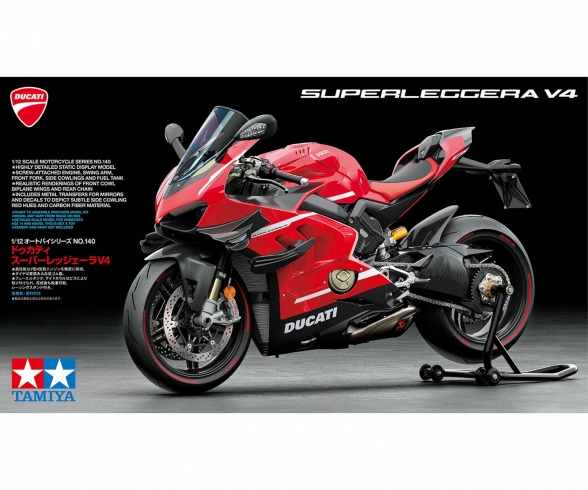 Tamiya 14140 Ducati Superleggera V4 1:12 Modellbausatz NEU OVP