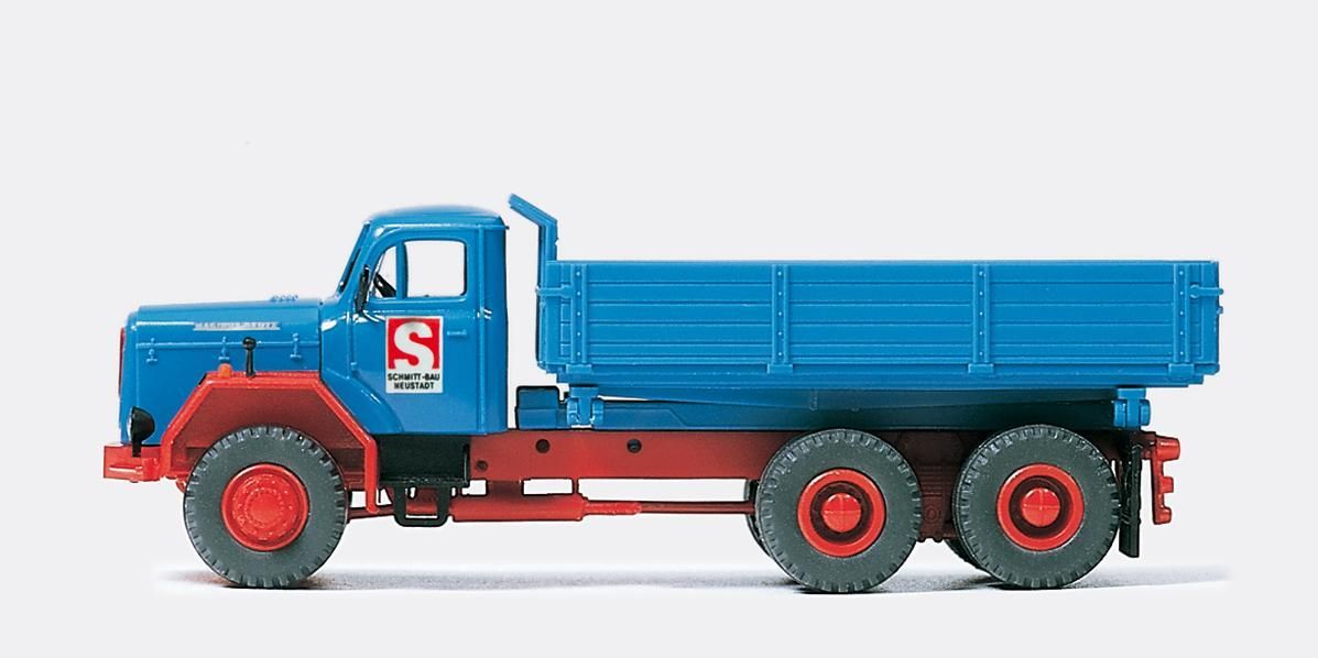 Preiser 31311 Dreiseitenkipper Baufirma Schmitt 1:87 Spur H0 Bausatz
