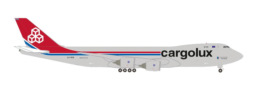 Herpa 539234 B747-8F Cargolux 1:500