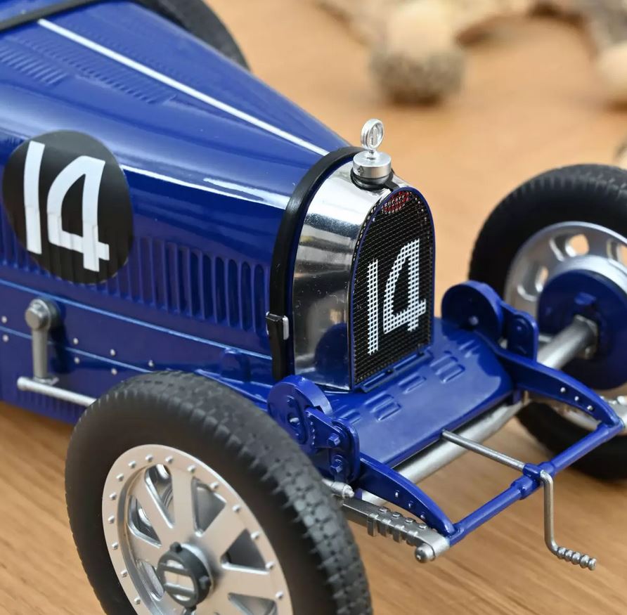Norev 125703 Bugatti T35 1925 Dunkelblau 1:12 Standmodell NEU