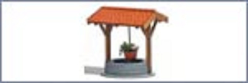 Busch 1524 Brunnen mit Blumen