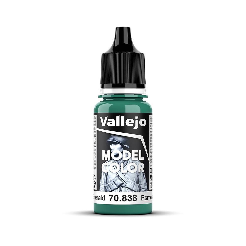 Vallejo 70838 Smaragdgrün, matt, 18 ml Model Color NEU
