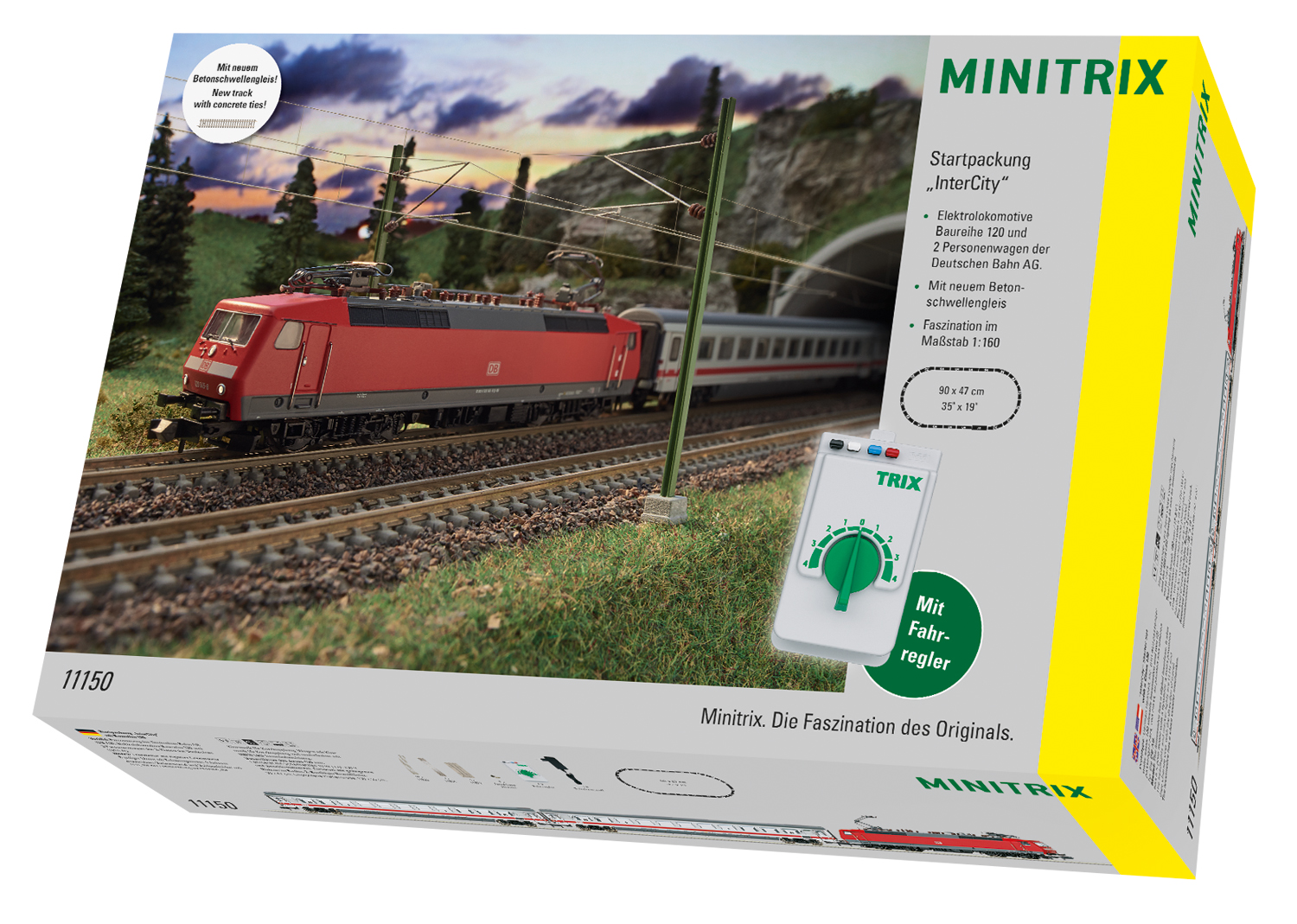 Trix 11150 Startpackung InterCity mit Baureihe 120 1:160 Spur N
