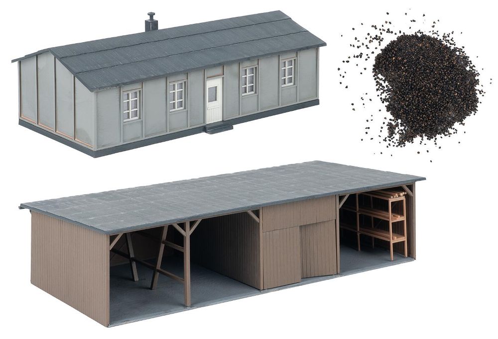Faller 191842 Baracke mit Kohleschuppen 1:87 Spur H0 Bausatz NEU