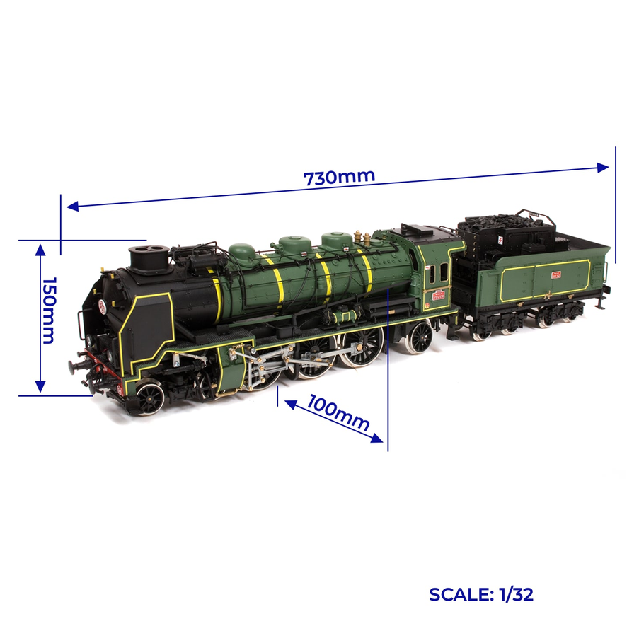 OcCre 54003 Pacific 231 Amerik. Lok 1:32 Holzmodellbausatz NEU OVP