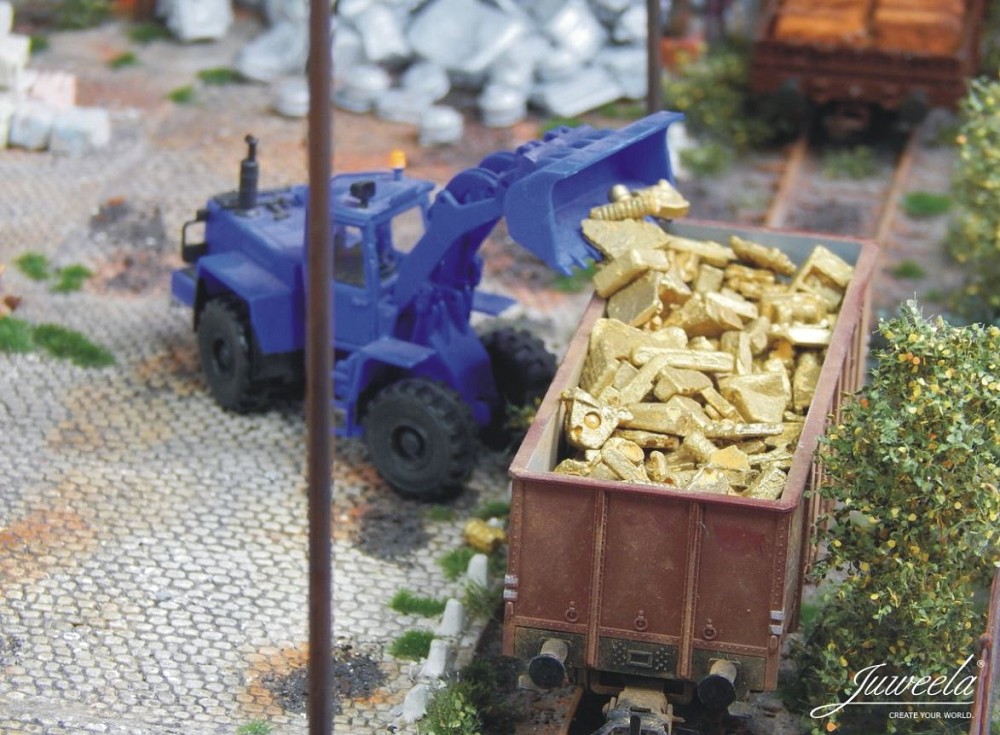 Juweela 28211 Industrieschrott Messing, 75g (Miniatur)