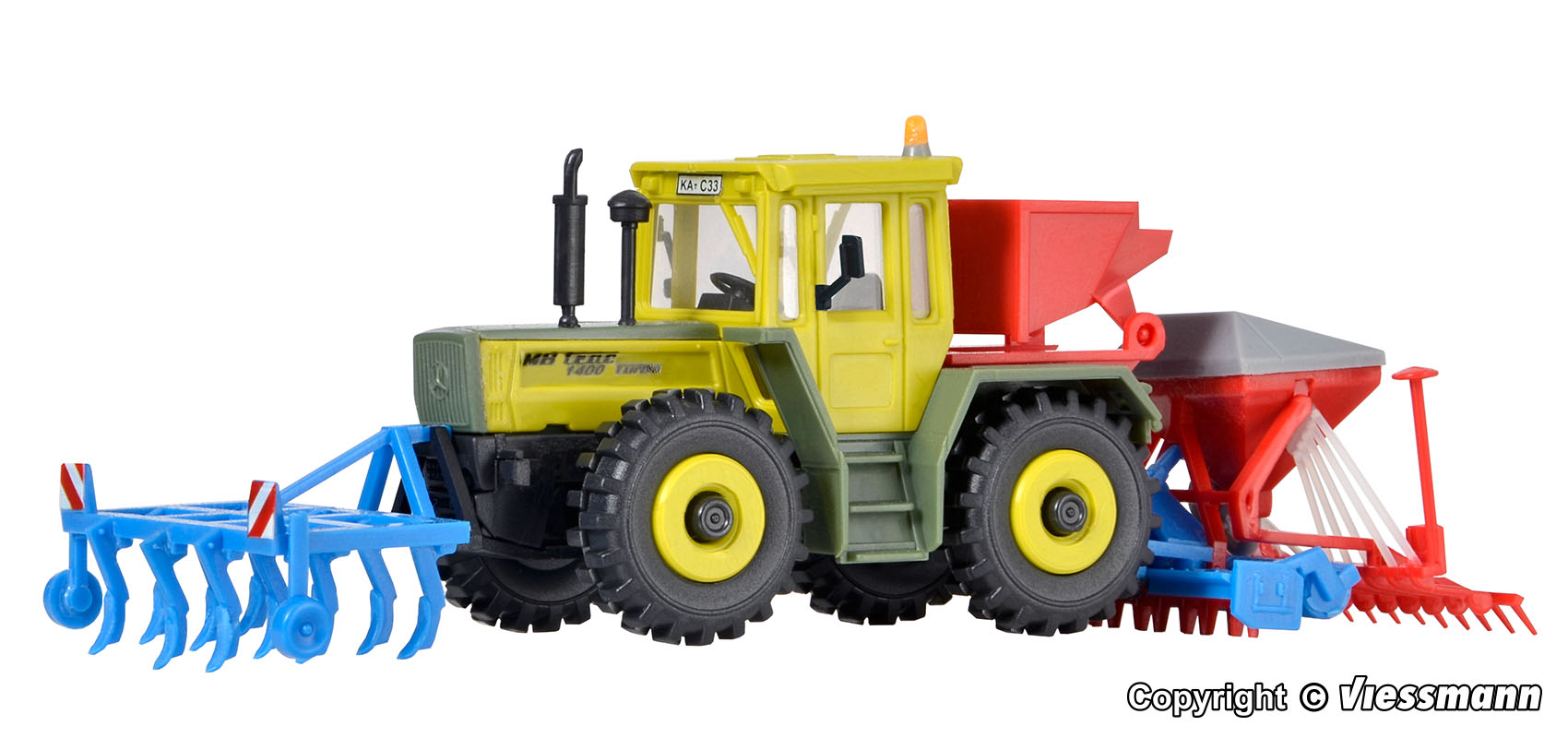 Kibri 10702 MB TRAC mit Säkombination 1:87 Spur H0 Bausatz Neu