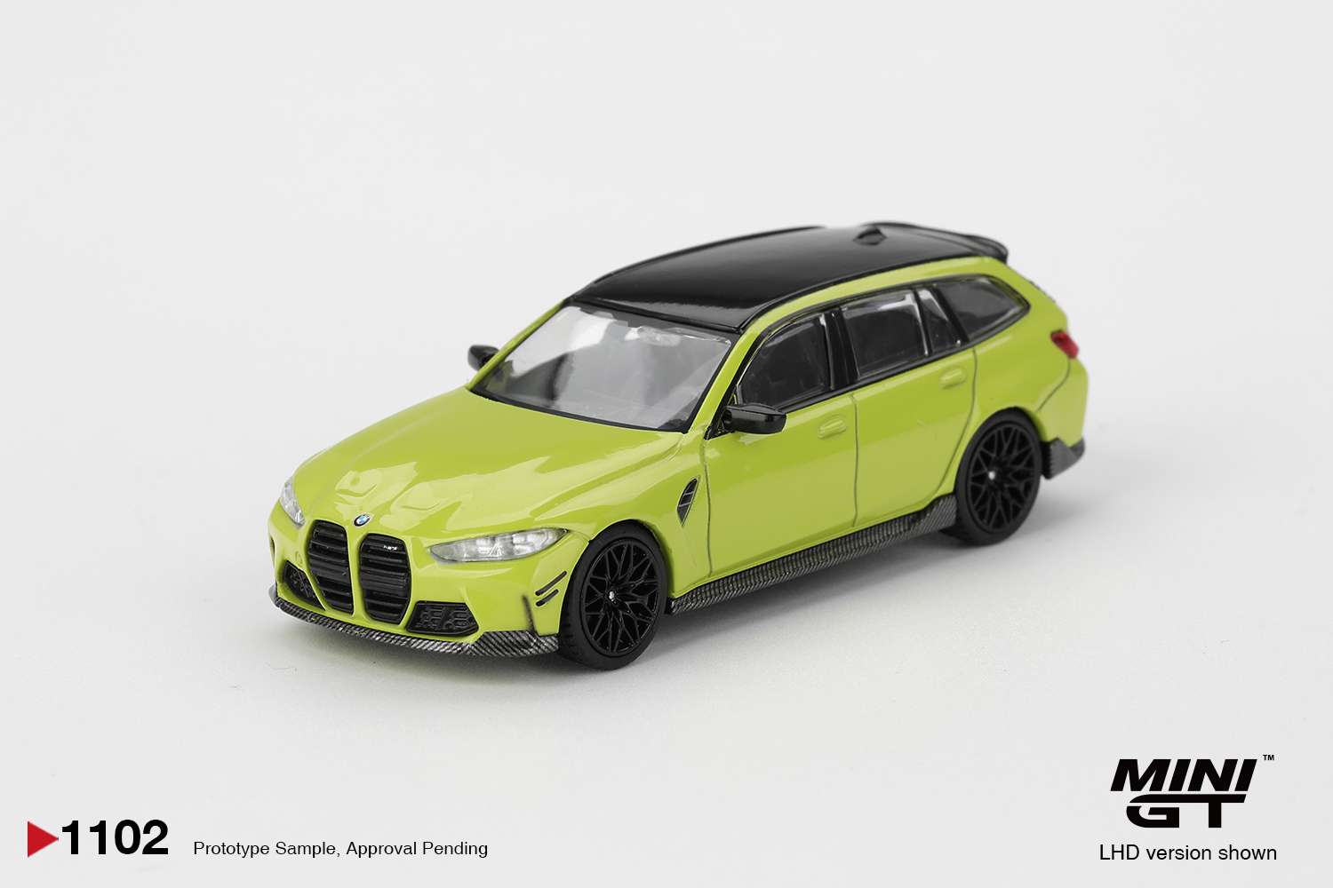Mini GT 1102 BMW M3 (G82) Touring Sao Paulo Yellow 2025 1:64 NEU