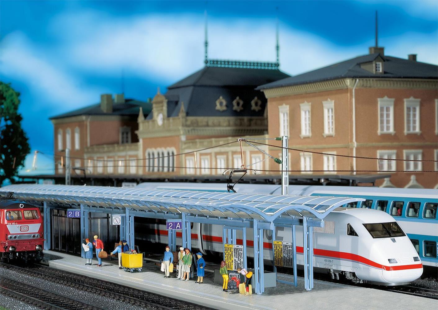 Faller 120193 2 ICE-Bahnsteige 1:87 Spur H0 Bausatz Neu OVP